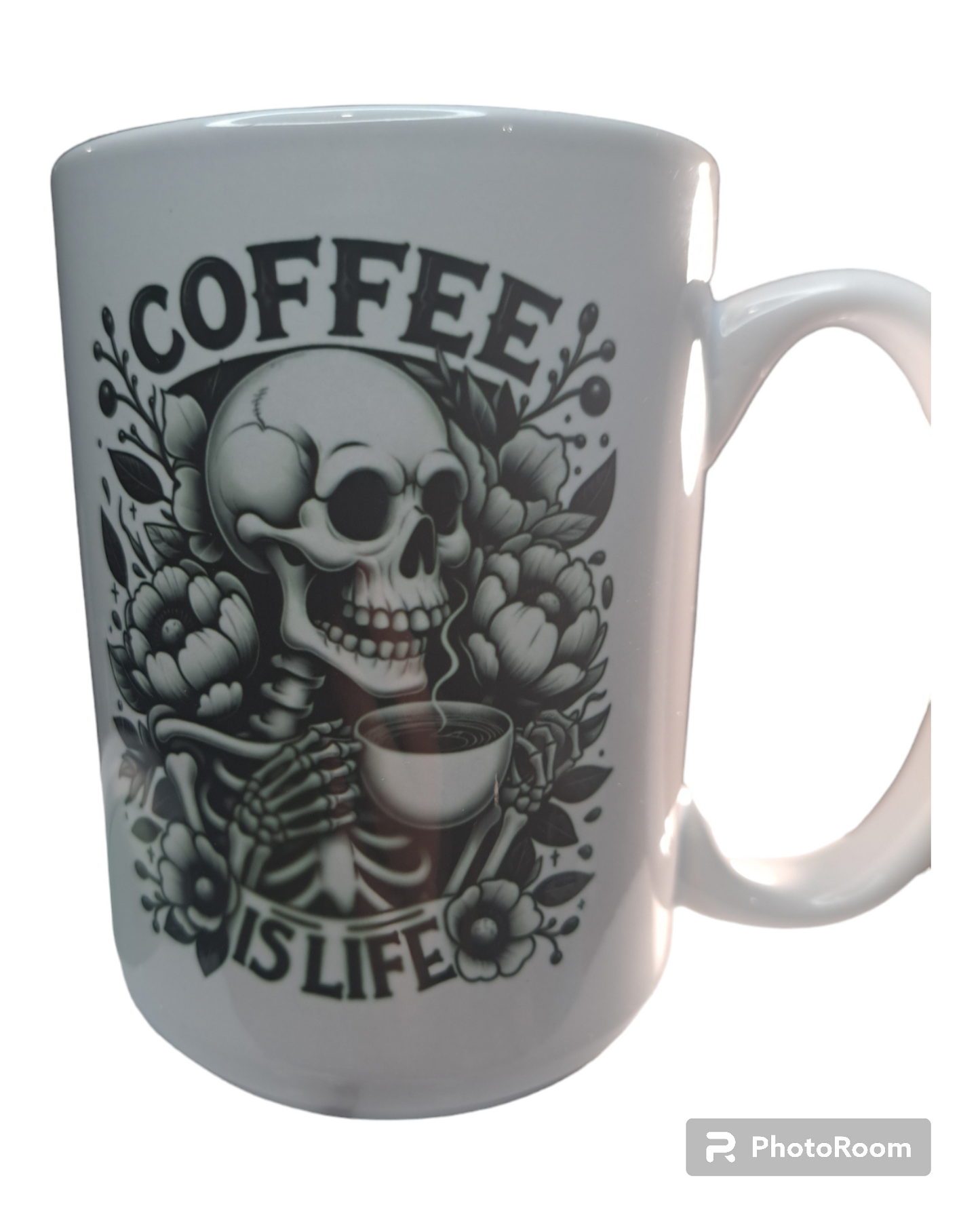 11oz and 15oz ceramic coffee mugs